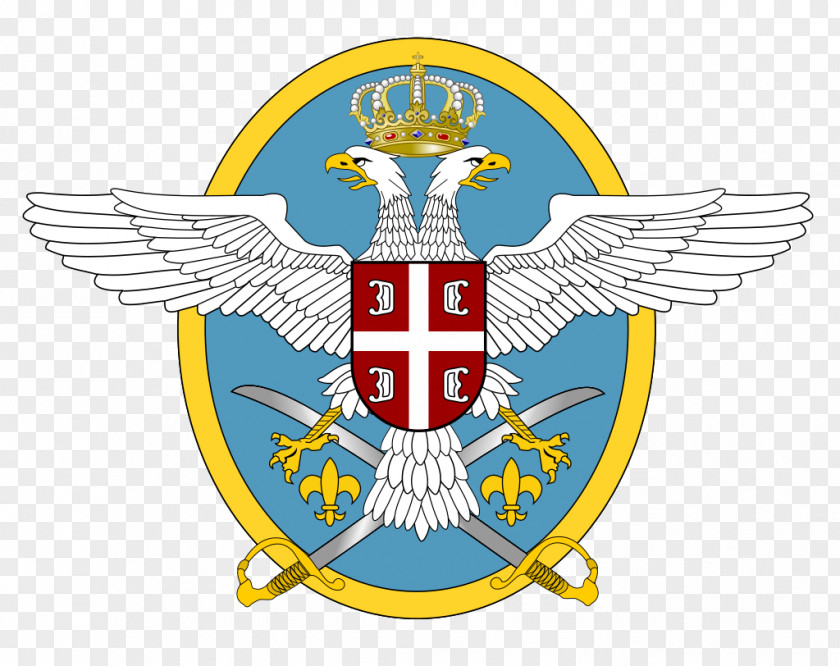 Military Serbian Air Force And Defence Coat Of Arms Serbia PNG