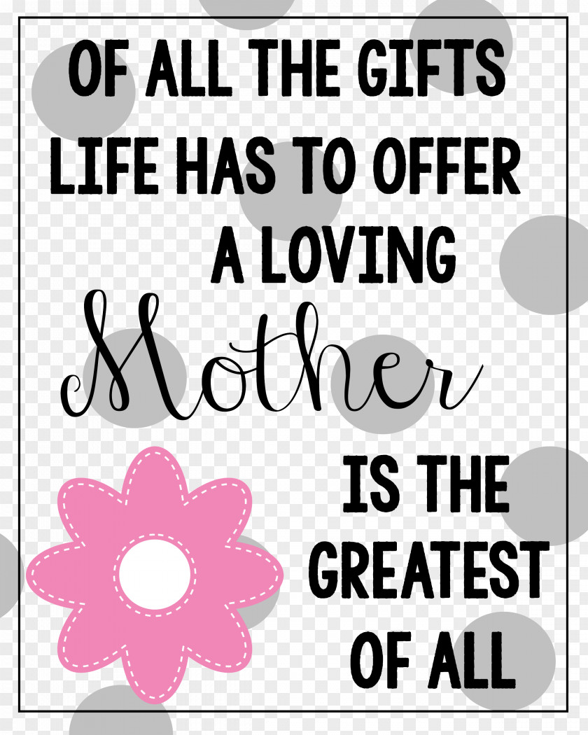 Mothers Day Mother's Quotation Happiness Daughter PNG