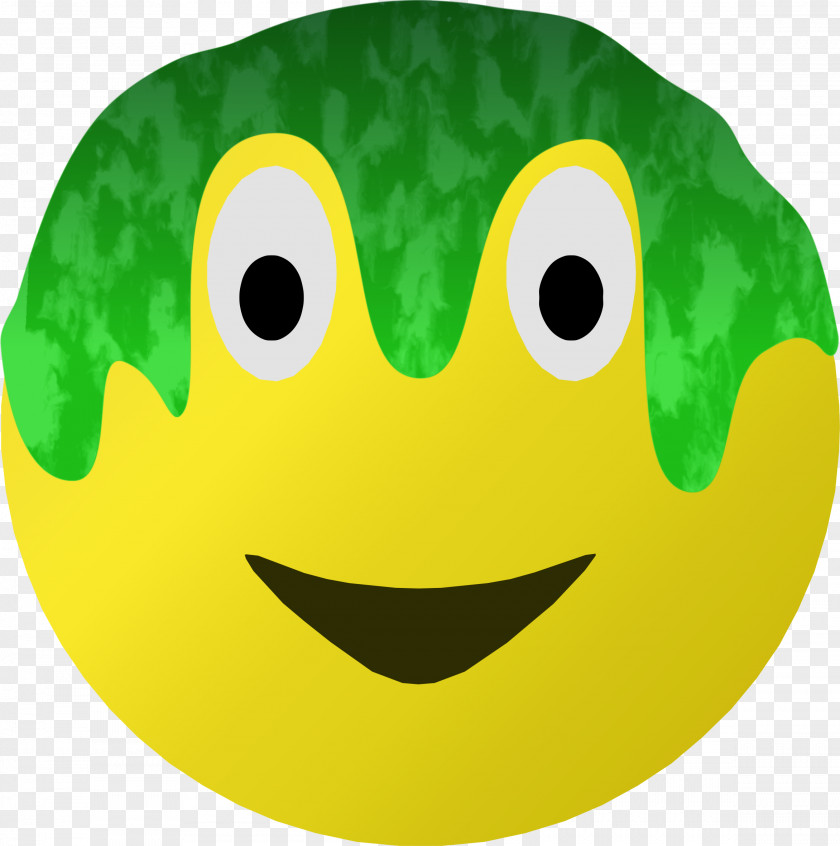 Slime Smiley Emoticon Clip Art PNG
