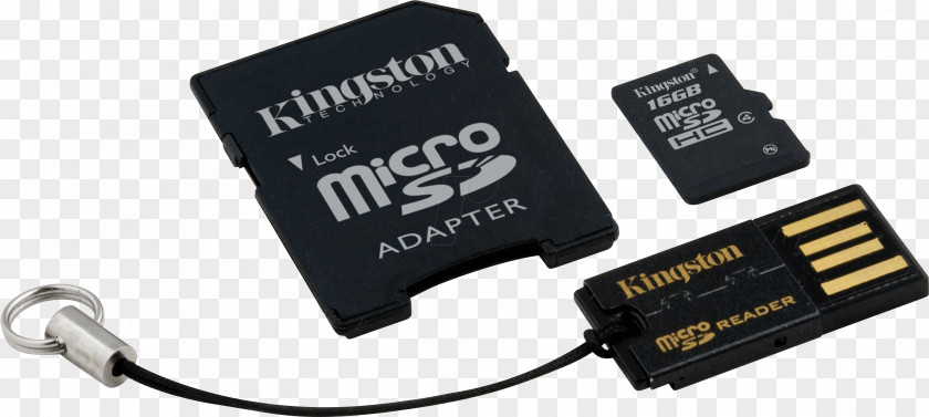 Usb Flash Kingston Technology Memory Cards Secure Digital Computer Data Storage Adapter PNG