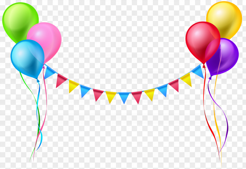 Happy Birthday Airplane Balloon Clip Art PNG