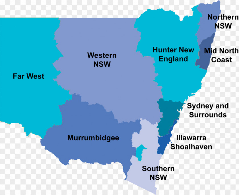 Map New South Wales Ministry Of Health PNG