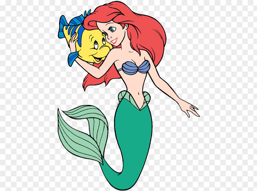 Mermaid Ariel Flounder La Sirenita Y Otros Cuentos Scuttle PNG