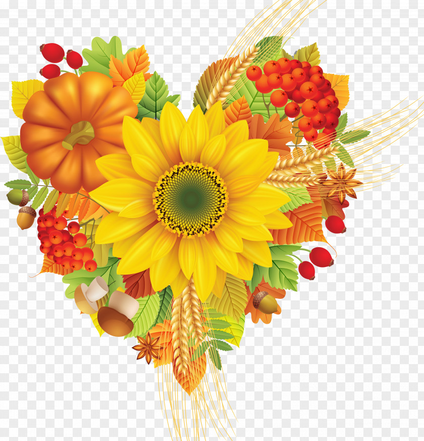 Sunflower Thanksgiving Wish Greeting & Note Cards Birthday PNG