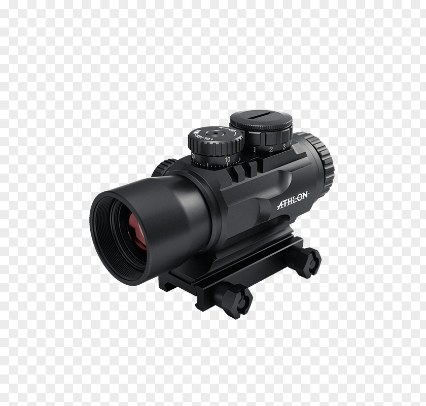 Athlon Optics Telescopic Sight Reticle Red Dot Eye Relief PNG