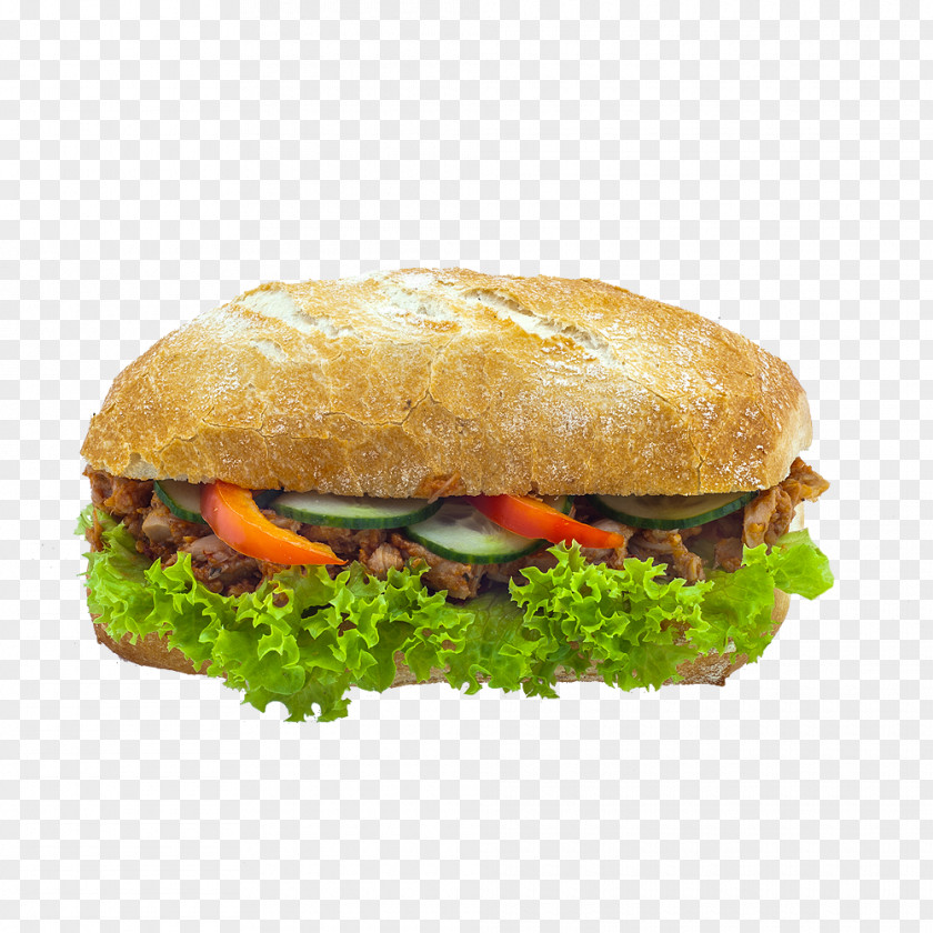Ciabatta Cheeseburger Breakfast Sandwich Fast Food Buffalo Burger Veggie PNG