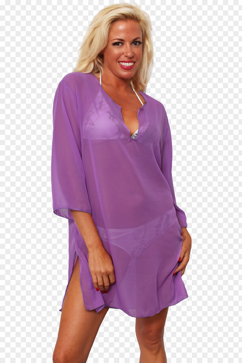 Dress Sleeve Chiffon Nightwear Swimsuit PNG