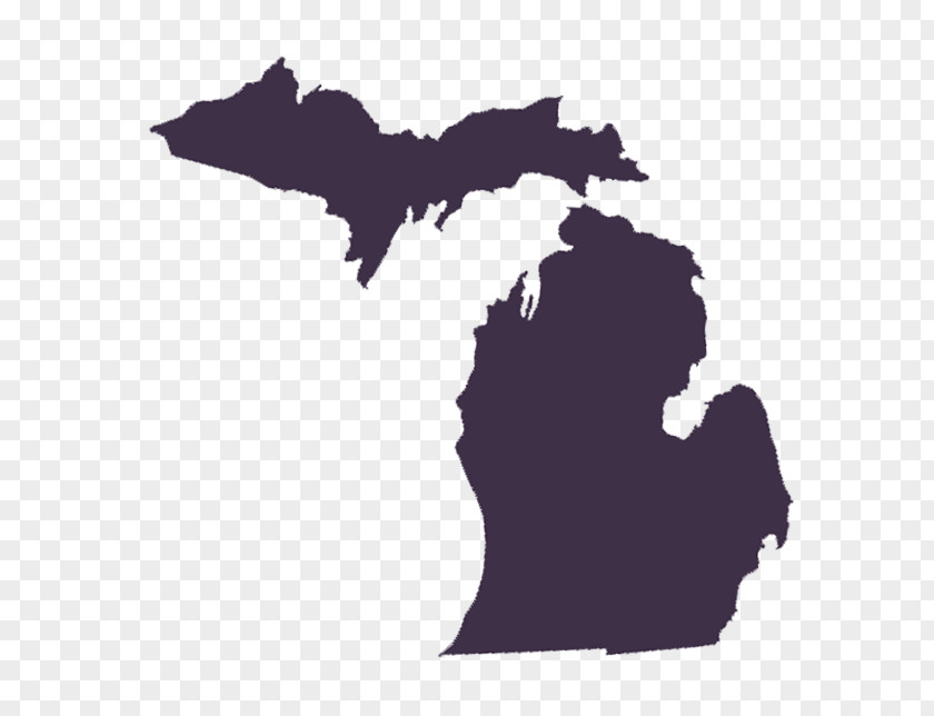 Map Michigan Vector Graphics Royalty-free Stock Illustration PNG