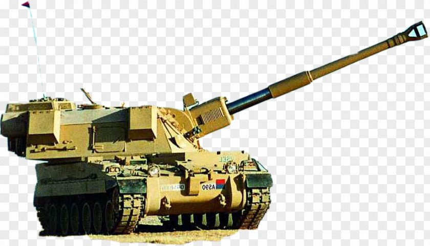 Tank AS-90 Self-propelled Artillery Cannon PNG