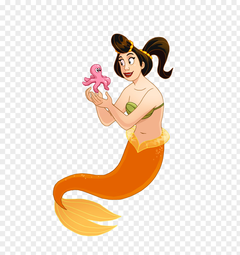 Mermaid Ariel Queen Athena Attina Aquata PNG