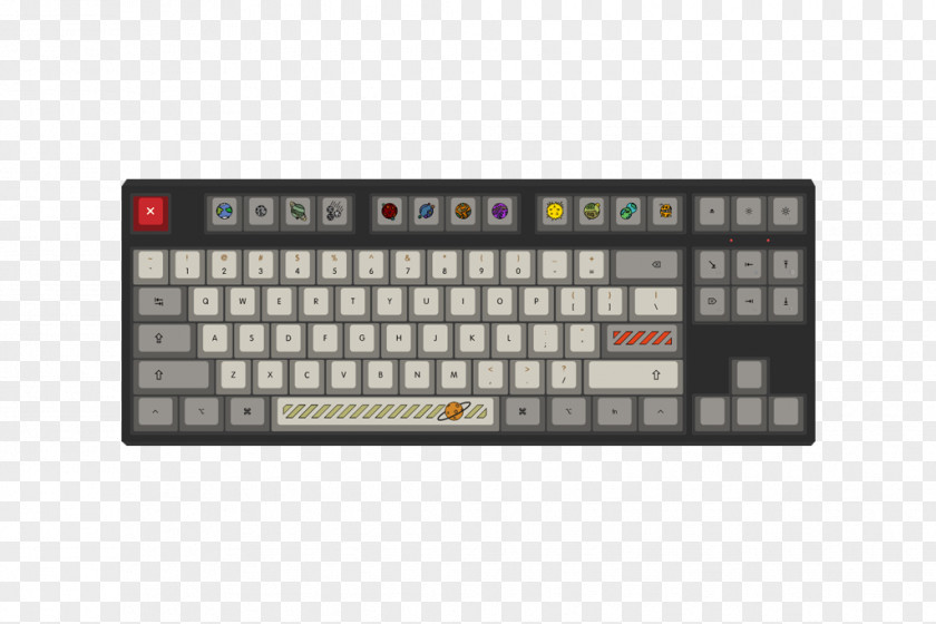 Cherry Computer Keyboard Keycap Polybutylene Terephthalate Buckling Spring Model M PNG