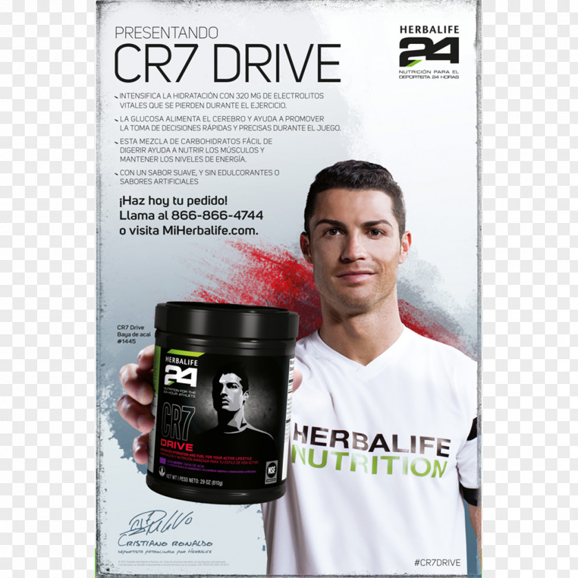Cristiano Ronaldo Herbalife Nutrition Sports Athlete Dietary Supplement PNG