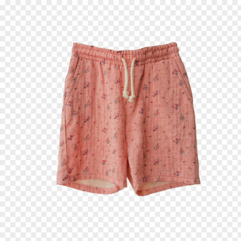 Short Boy Bermuda Shorts Trunks Waist Pink M PNG