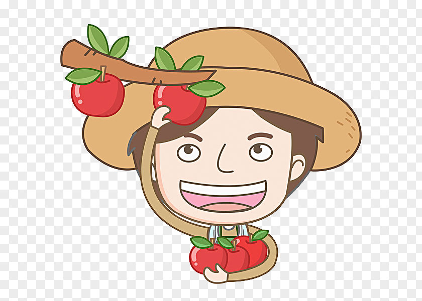The Man Who Picked Apples Clip Art PNG