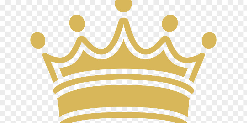 Yellow Web Design Gold Crown PNG