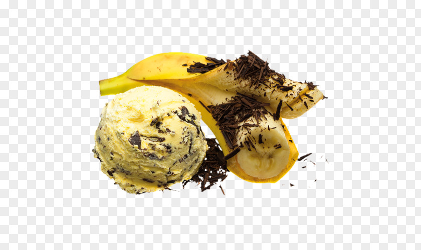Banana In Chocolate Ice Cream Frosting & Icing Crème Brûlée Tiramisu Stracciatella PNG