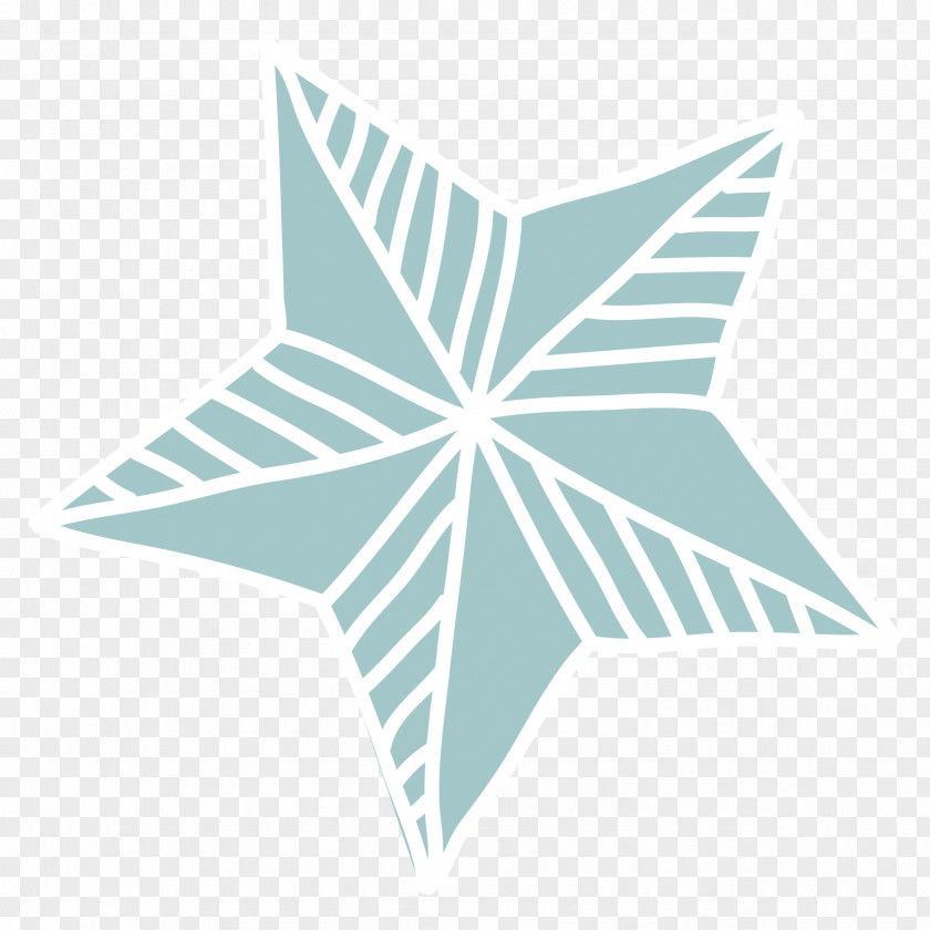 Blue Star Download White PNG
