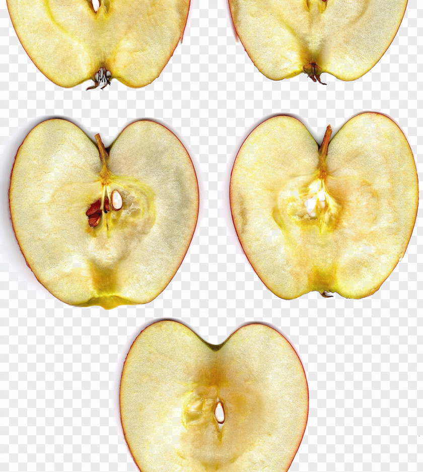 Cut Apple Fruit Food Nut Slice PNG