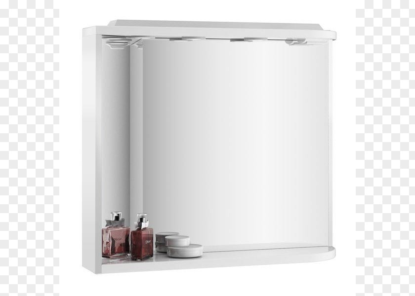 Mirror Bathroom Armoires & Wardrobes Lighting White PNG