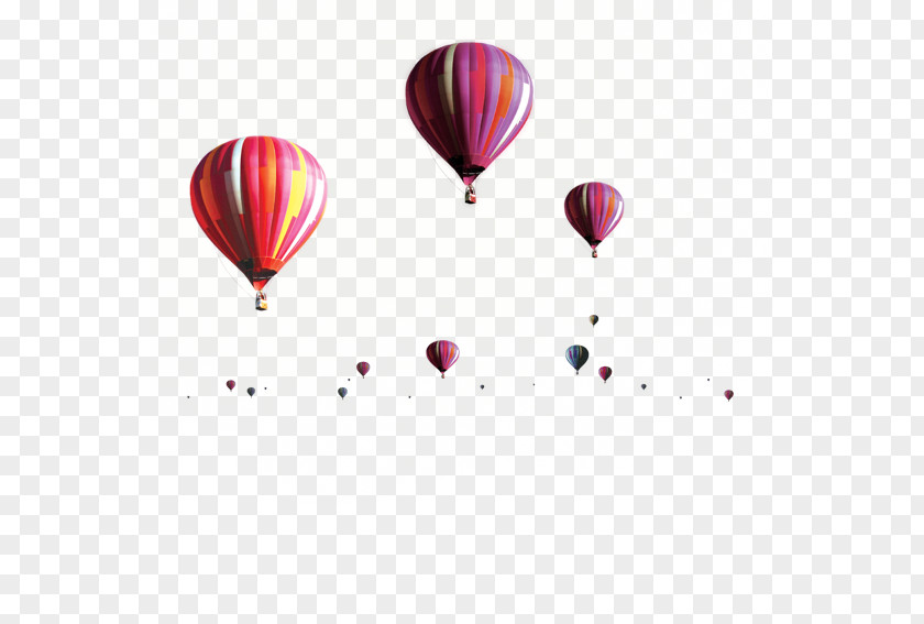 Multicolored Hot-air Balloon Hot Air PNG