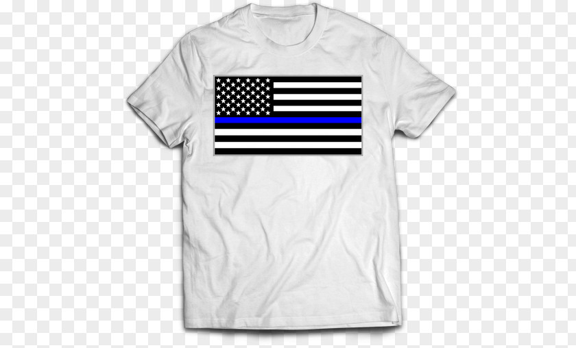 Police Blue Line T-shirt United States Space Force Clothing PNG