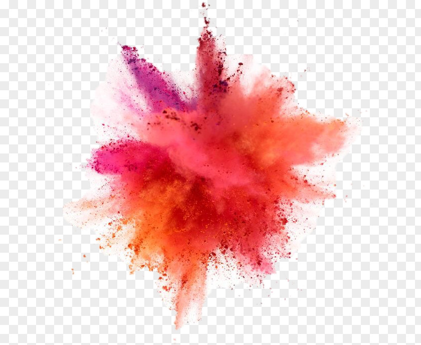 Powder Color Dust Explosion Photography Drawing PNG