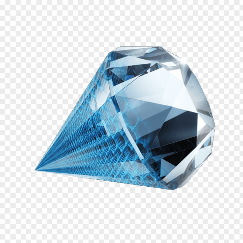 Blue Diamond Polygon Color Jewellery Gemstone Carat PNG