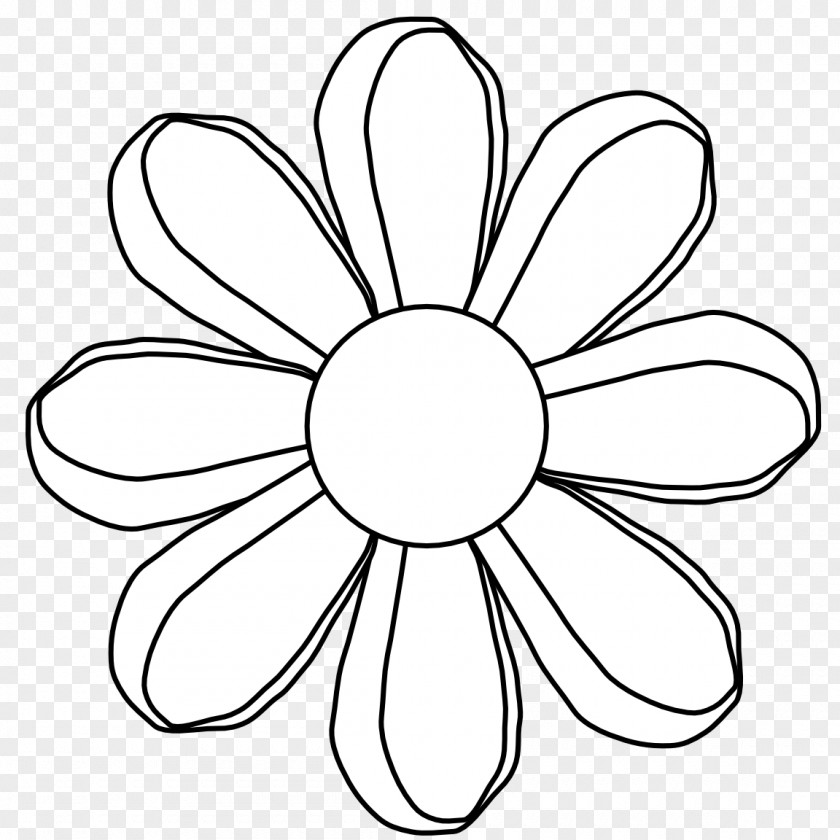 Book Flower Clip Art Black And White Drawing Image PNG