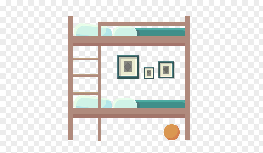 Bunk Beds Bedroom PNG