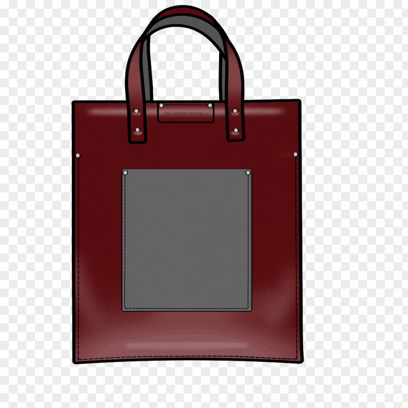 Oxblood Red Tote Bag Leather Handbag Shoe PNG