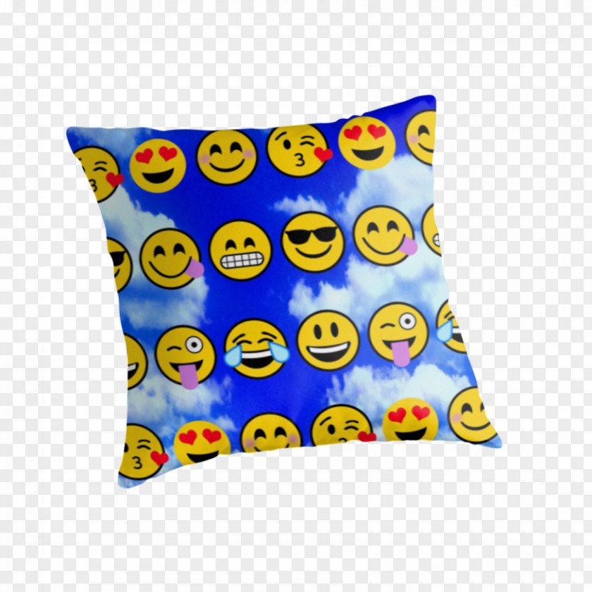 Smiley Cushion Throw Pillows Textile Text Messaging PNG