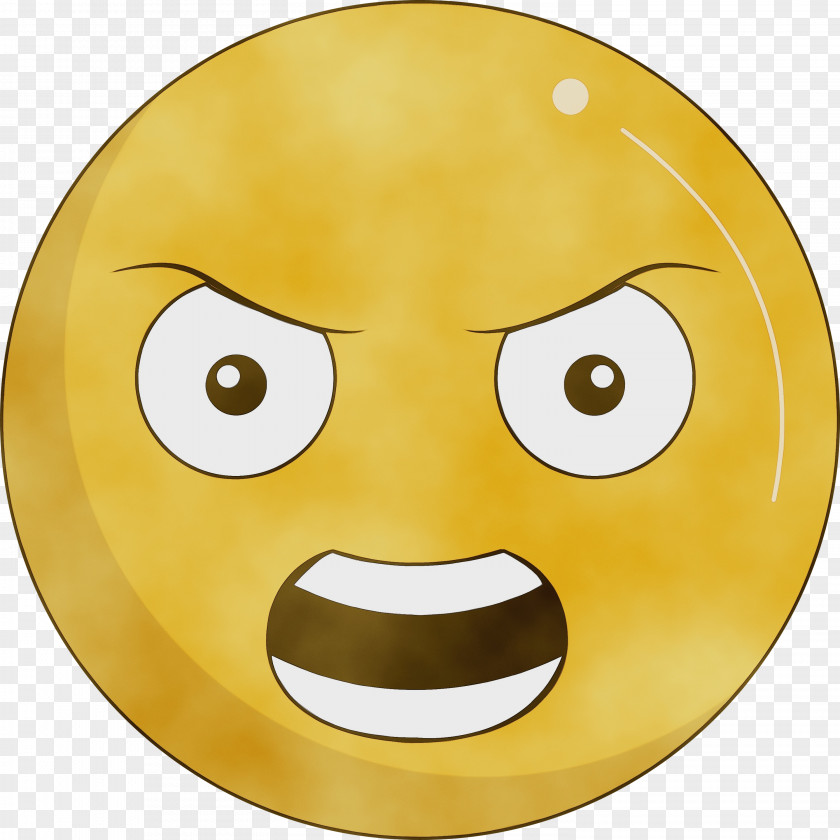 Smiley Yellow Cartoon Meter PNG