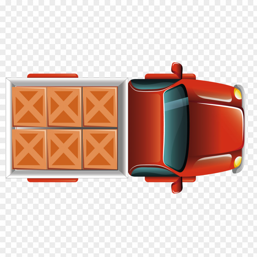 Vector Red Truck Pickup Euclidean PNG