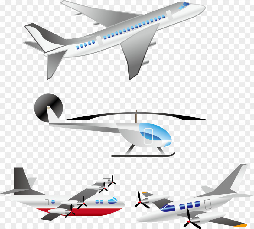 Aircraft Helicopter Airplane Illustration PNG