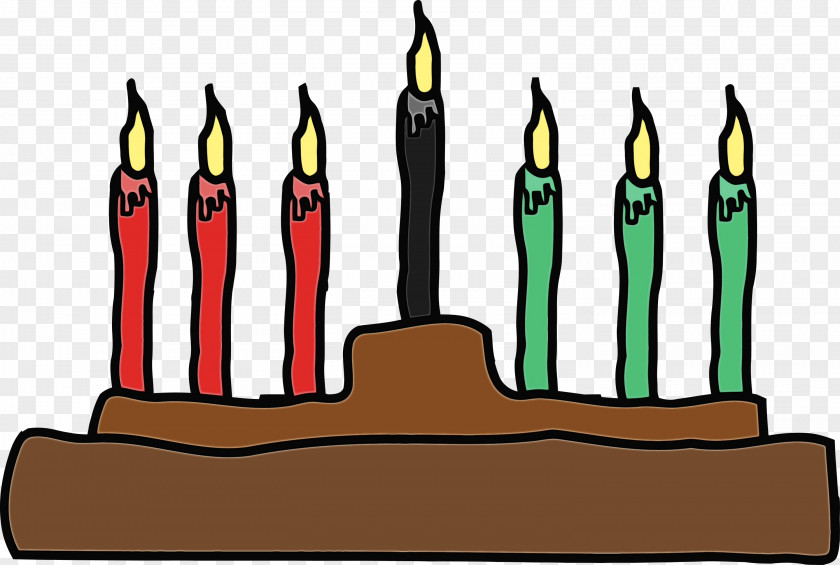 Candle Lighting Cake Finger Birthday PNG