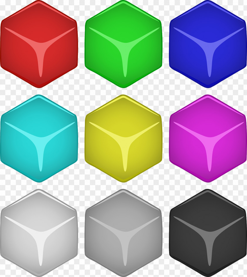 Cube Three-dimensional Space Geometry Clip Art PNG