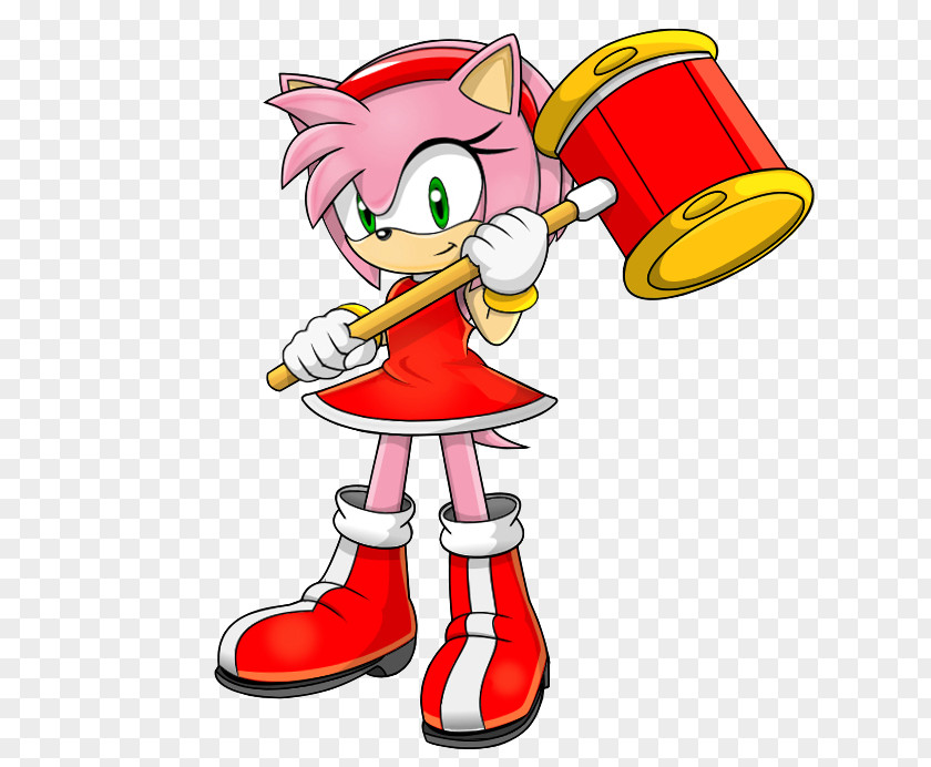 Hammer Amy Rose Tails Piko-Piko Sonic Unleashed PNG