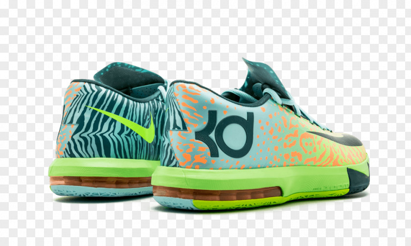 Nike Sports Shoes Free Kd 6 Electric Green // Night Factor 599424 302 PNG