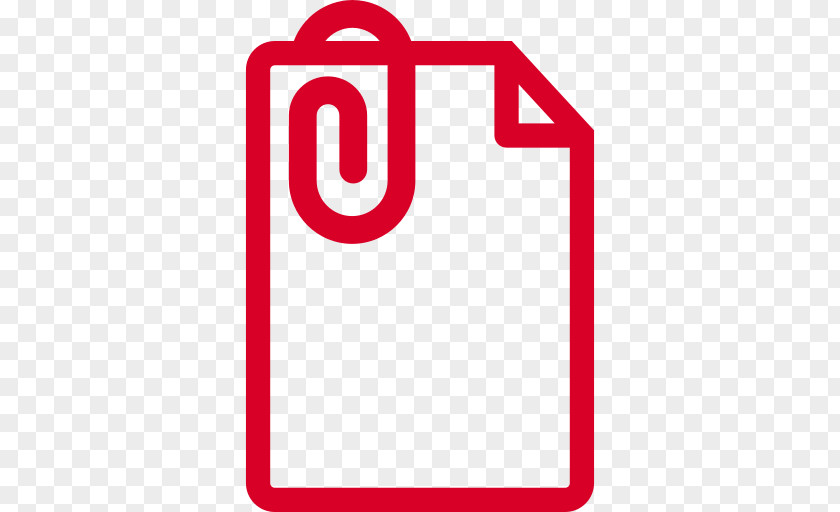 Red Paper Clip Logo File Folders PNG