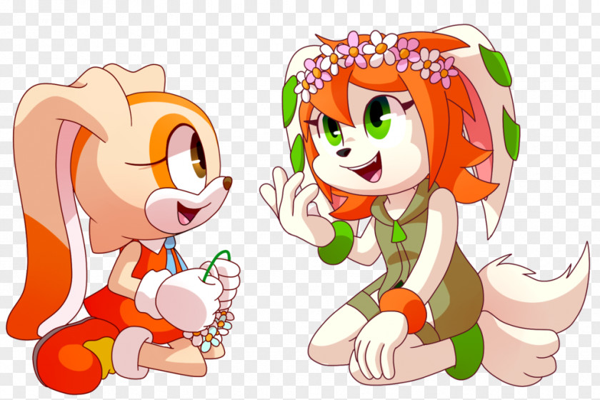 Sonic The Hedgehog Cream Rabbit Vanilla Freedom Planet Art PNG