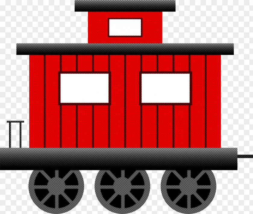 Train Cart Vehicle Rolling Stock Railroad Car House PNG