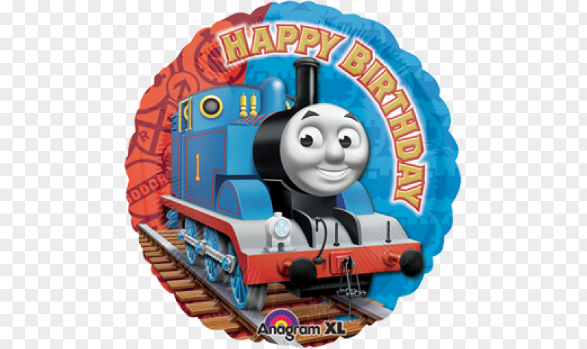 Birthday Thomas Tank Locomotive Train Balloon PNG
