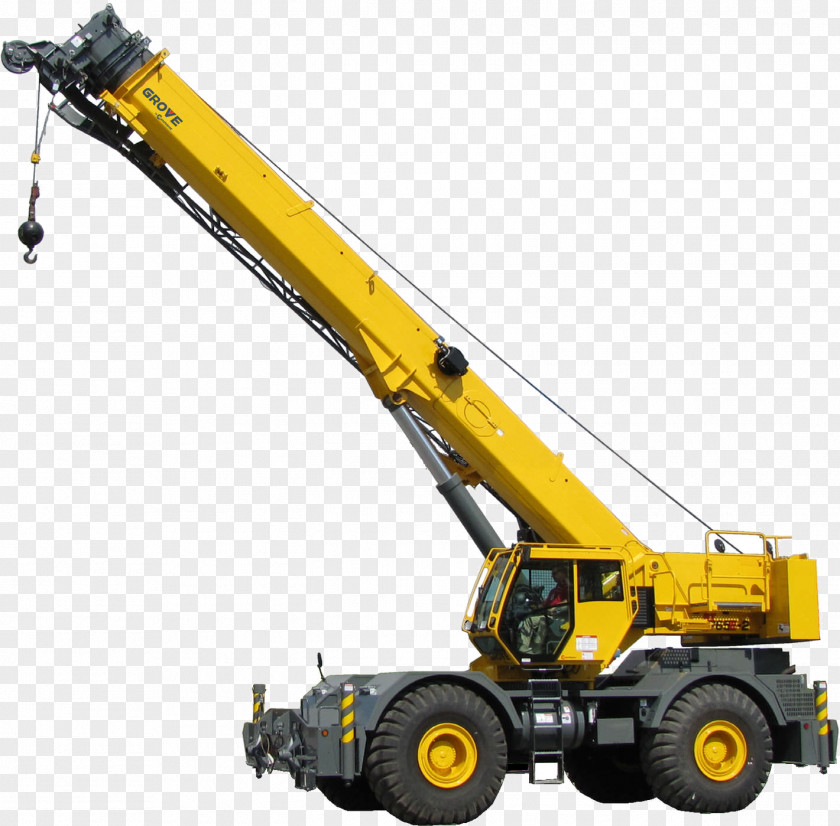 Crane Mobile Heavy Machinery Safe Load Indicator Excavator PNG