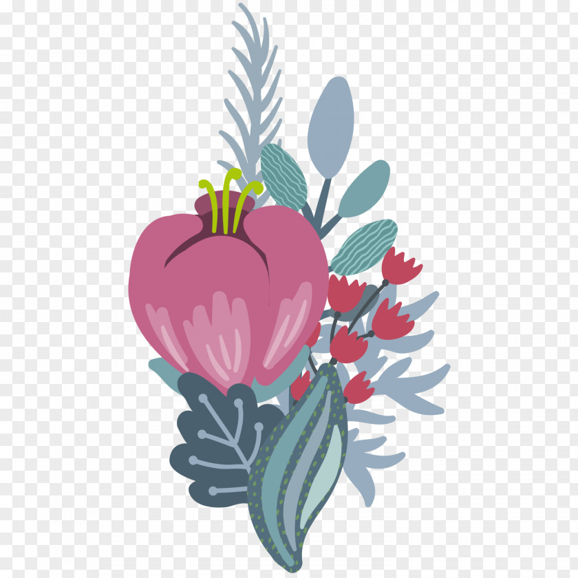 Floral Decoration Illustration Vector Graphics Watercolor Painting Flower Image PNG