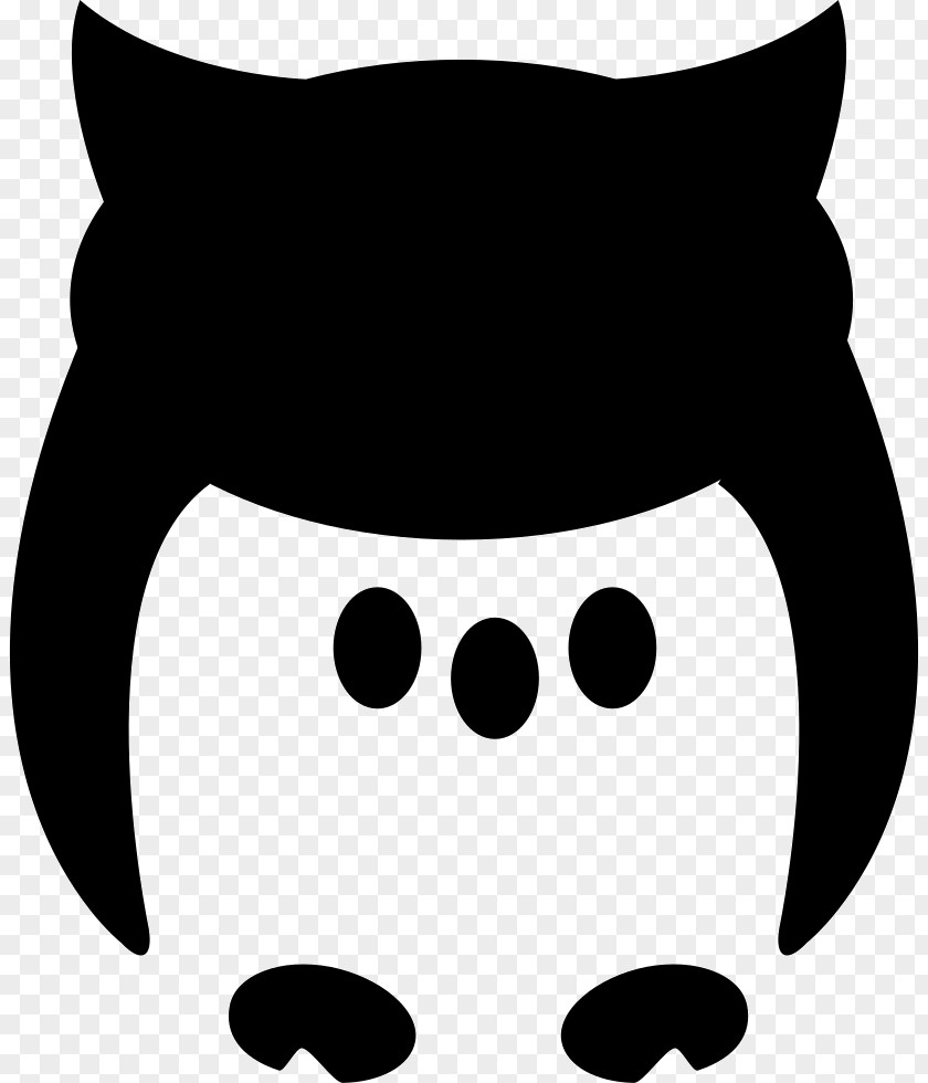 Owl Symbol Snout White Animated Cartoon Clip Art PNG