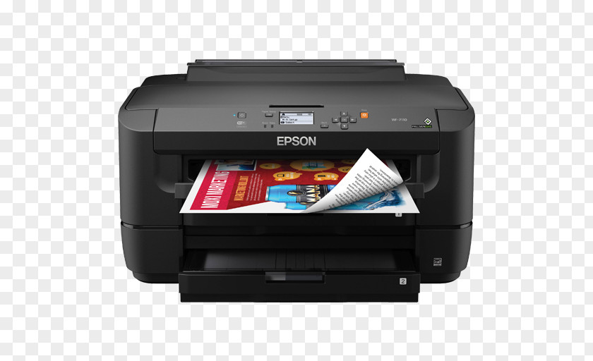 Printer Epson WorkForce WF-7210 Multi-function Inkjet Printing PNG