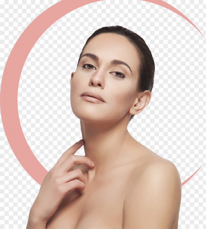 Skin Care Model Eyebrow Hair Coloring Chin Cheek Eyelash PNG