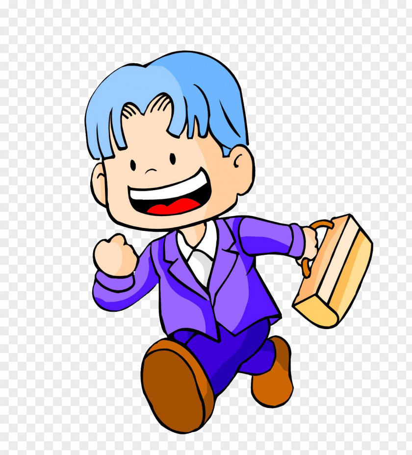Boy To Work Clip Art PNG