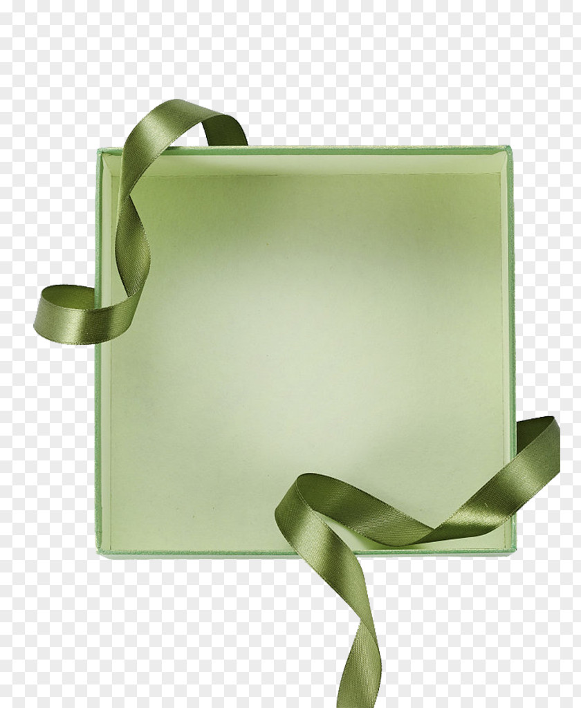 Green Empty Gift Box PNG