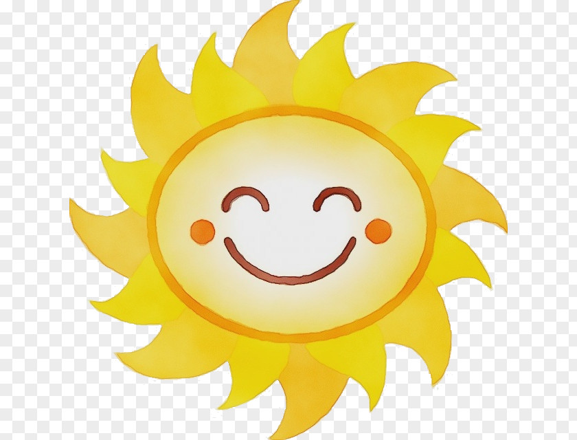 Happy Sun Emoticon PNG